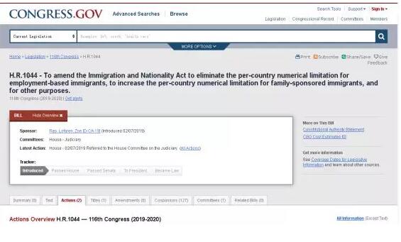 美國職業移民國別限額或將取消，美國移民排期將大大縮短