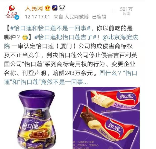 怡口蓮把怡口蓮告了，盤點這些年大家吃過的山寨食品